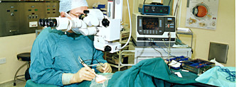 Image of eye surgery